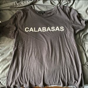 “calabasas” shirt from pacsun
